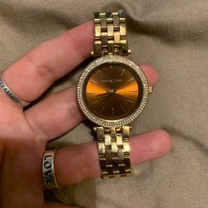 Gold Michael Khors watch